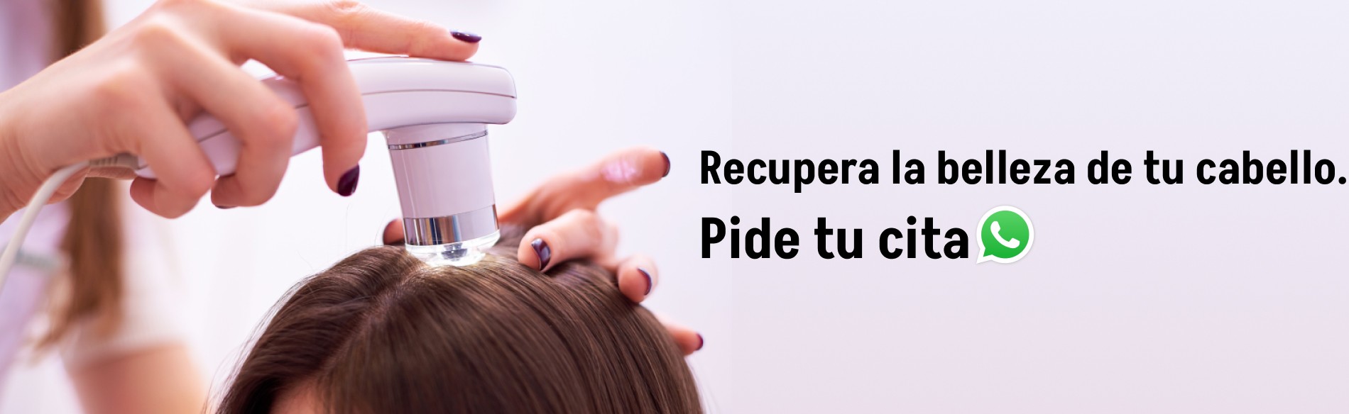 Recupera la belleza del cabello, pide cita